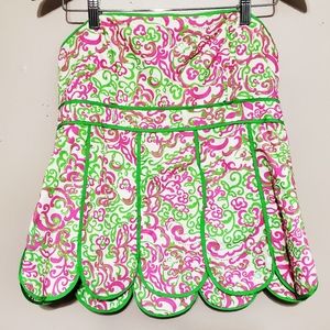 Lilly Pulitzer Pink and Green Tube Top